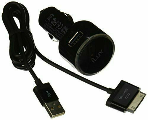 iLuv USB Car Adapter with Charge/Sync Cable for Galaxy Tab (iAD572BLK) - $7.90