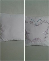 Cute Sequin Butterfly Throw Sofa Accent Pillow 15x15 Inch - $14.99