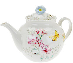 Lenox Butterfly Meadow Teapot 46 oz. Floral Finial Lid Classic Limited E... - €81,40 EUR Lenox Butterfly Meadow Teapot 46 oz. Floral Finial Lid Classic Limited E... - €81,40 EUR