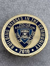 Salt Lake City Police Association 2010 Shop with a Cop Gold Challenge Coin - $34.65