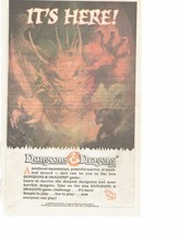 1991 Dungeons and Dragons Print Ad TSR Role playing game 6.5&quot; x 10&quot; - £15.08 GBP