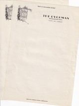 2 Sheets Unused Vintage Stationary 1941 The Dyckman Minneapolis MN - $11.83