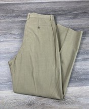 Tommy Bahama Trousers Pants Men 36 X 32  Beige Silk/Rayon blend pleated ... - £17.34 GBP