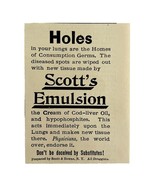 Scott&#39;s Emulsion Lung Medicine 1894 Advertisement Victorian Medical ADBN1dd - $19.99