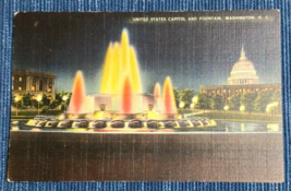 United States Capitol &amp; Fountain 30s Colourpicture &amp; Garrison Toy Novelt... - £4.72 GBP