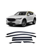 Rain Guards for Mazda CX-5 2017-2024 (6PCs) Smoke Tinted Tape-On Style - £74.75 GBP