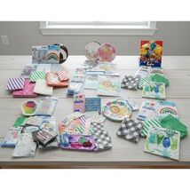 82 Pcs Party Supplies Lot Napkins Plates Tablecloths Disney Frozen Paw P... - $39.60