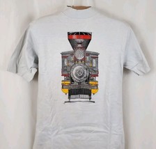 Vintage Baldwin Locomotive Works T-Shirt Small Gray Single Stitch Deadst... - $28.99