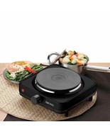 Single Burner Electric Hot Plate Portable Stove Cooker Die-Cast Dorm Hot... - $22.82
