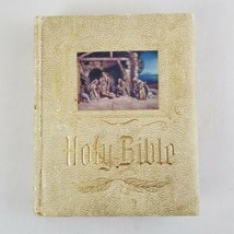 Vintage Holy Bible Hertel Blue Ribbon Reference 1969-70 Edition Illustrated - £17.24 GBP