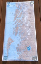 Northwest NW Coast Map NORTH PORTION 1984 Sobay RO Malin Large Door Size 59 x 30 - £49.52 GBP