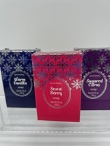 (3) Snow Berry Sugar Citrus Vanilla Body Bar Soap Gift Set Mothers Easte... - $5.09