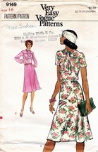 Misses LOOSE-FITTING Dress Vintage 1960's Vogue Pattern 9149 Size 18 - $15.00