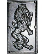 Giant Mold 19&quot;x34&quot;x2&quot; Scottish Rampant Lion (Right Face) Wall Plaque, Fa... - $2,249.30 MXN