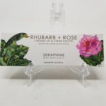 Seraphine Botanicals Rhubarb + Rose Creamy Lip and Cheek Palette - $10.84