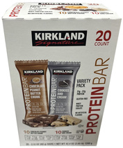 Kirkland Signature Protein Bars - Chocolate Peanut Butter Chunk/ Cookies &amp; Cream - £25.59 GBP