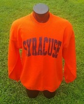 Syracuse Orange Santee Gold NCAA Adult Sweater Pullover Men’s Size XL Vintage - £28.14 GBP
