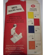 Vintage Dritz Tracing Paper Dressmaker’s Carbon Paper 1962 - $8.19 CAD