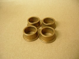 (Qty 4) 3/4 X 5/16 X 1/2 Flanged Bronze Bushing 1-1/8 -1/16 - £10.05 GBP