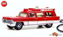 Rare Keychain Red Cadillac Ambulance Custom Ltd Great Gift Or Desk Display - £30.15 GBP