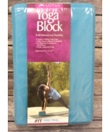 Lotus Yoga Block Foam 3&quot; x 6&quot; x 9&quot; Blue Balance &amp; Flexibilty Brand New S... - £10.98 GBP