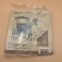 Unopened Charles Craft LINEN ACRYLIC Cross Stitch Fabric Aida 12&quot; X 18” NOS - $184.16 MXN