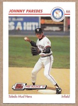 1991 Line Drive AAA #595 Johnny Paredes Toledo Mud Hens - £1.55 GBP