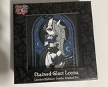 Helluva Boss Stained Glass Loona Limited Edition Jumbo Enamel Pin Vivziepop - $139.99