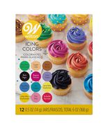 Wilton Edible Gel Food Coloring Variety Set, Vibrant Gel-Based Icing Col... - $31.34
