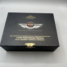 2003 Harley-Davidson 100th Anniversary Edition Set Hallmark Keepsake Ornaments L - £13.44 GBP