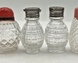 Vintage Retro Salt and Pepper Shakers Assorted Glass Pieces U260/52 - £32.12 GBP