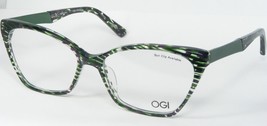 Ogi Evolution 9215 1839 Green /PURPLE Confetti /CLEAR Eyeglasses 54-16-140mm - $158.54