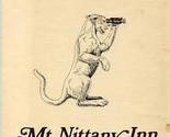 Mt. Nittany Inn Menu Centre Hill Pennsylvania  - £13.93 GBP