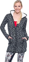 Soybu Womens  Beauty Balance Laurice Full-Zip Sweater Coat Jacket Black-3X - £30.06 GBP