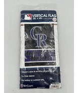 WINCRAFT COLORADO ROCKIES VERTICAL FLAG BLAKE STREET BOMBERS MLB 28x40 - £19.02 GBP