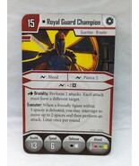 Star Wars Imperial Assault Royal Guard Champion Villain Pack Card Only - $128.52 MXN