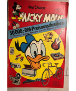 MICKEY MOUSE February 25, 1967 (Germany) German language comic book FINE+ - $545.33 MXN