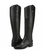 Sam Edelman Women's Size 9 Black Drina Leather Riding Block Heel Knee High Boots - $249.99