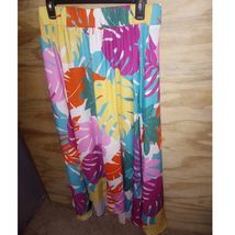 Women's Peach Love California Maxi Skirt Large Tropical Cruise Beach - $18.00