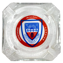 Friendship Inns Crest Vintage Hotel AshTray Glass Coaster 420 Valet Inte... - £21.10 GBP