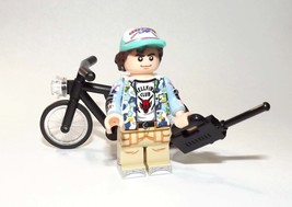 Minifigure Toy Dustin Hellfire Club Stranger Things Netflix Tv Show S4 V2 Collec - £5.32 GBP