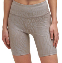 Calvin Klein Womens Performance Printed Bike Shorts Animal Transform Moonrock S - £39.42 GBP