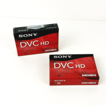 Sony Mini Digital Video Cassette DVM63HDR High Definition 63-Min Tapes Lot Of 2 - £10.26 GBP