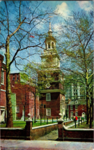 Philadelphia, Pennsylvania PA Independence Hall Vintage Chrome Postcard (C6) - £3.83 GBP