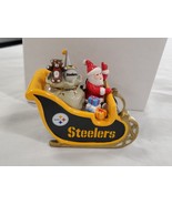 2008 Danbury Mint Pittsburgh Steelers Santa Claus Christmas Ornament w/ box - £30.92 GBP