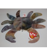 TY Beanie Baby CLAUDE THE CRAB Rare/Retired ERROR TAG Birthday 9-3-96 - $98.99