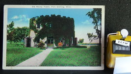 STD Vintage Old Round Tower Fort Snelling Minnesota Posted 1935 Arriving... - £0.54 GBP