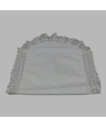 Vintage Table Runner With Layered Lace Trim Edges 15x50&quot; Victorian Dress... - $19.62