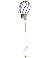 Morris 70025 SPTT Brass Pull Chain, 3 Speed, Off-On(A)-On(B)-On(A and B)... - $18.41 CAD