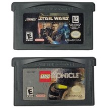 Game Boy Advance Games Star Wars Episode II Attack of the Clones &amp; Lego Bionicle - £7.33 GBP